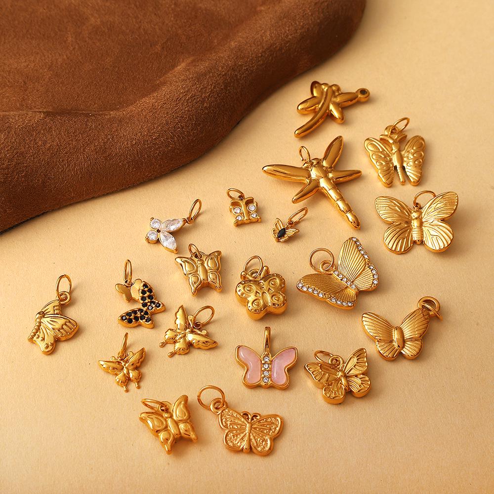 European & American Butterfly Charm Pendants: Lightweight, Luxurious, Versatile DIY Bracelet & Necklace Accessories.