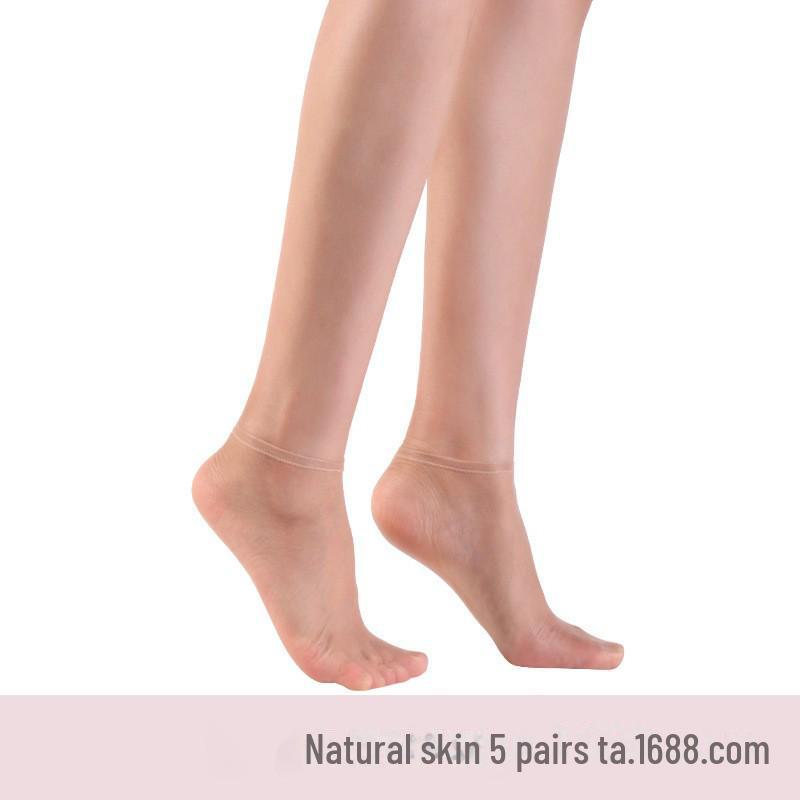 Landa Seamless Transparent Ultra-Thin Summer Women's Crystal Socks