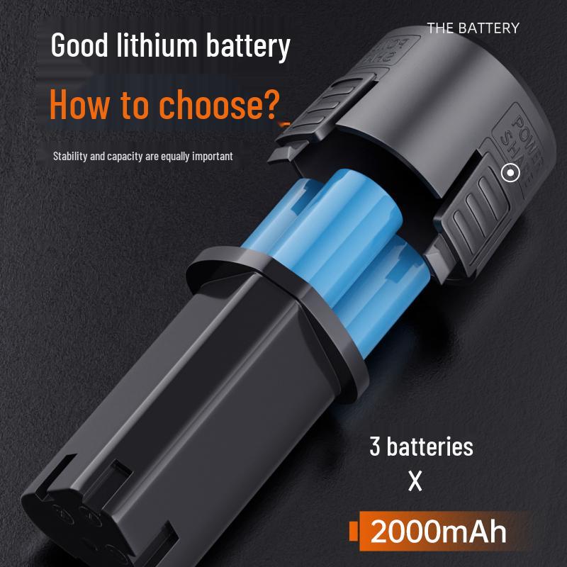 12V Handheld Electric Drill & Screwdriver with 16.8V & 18V Lithium Battery Charger
