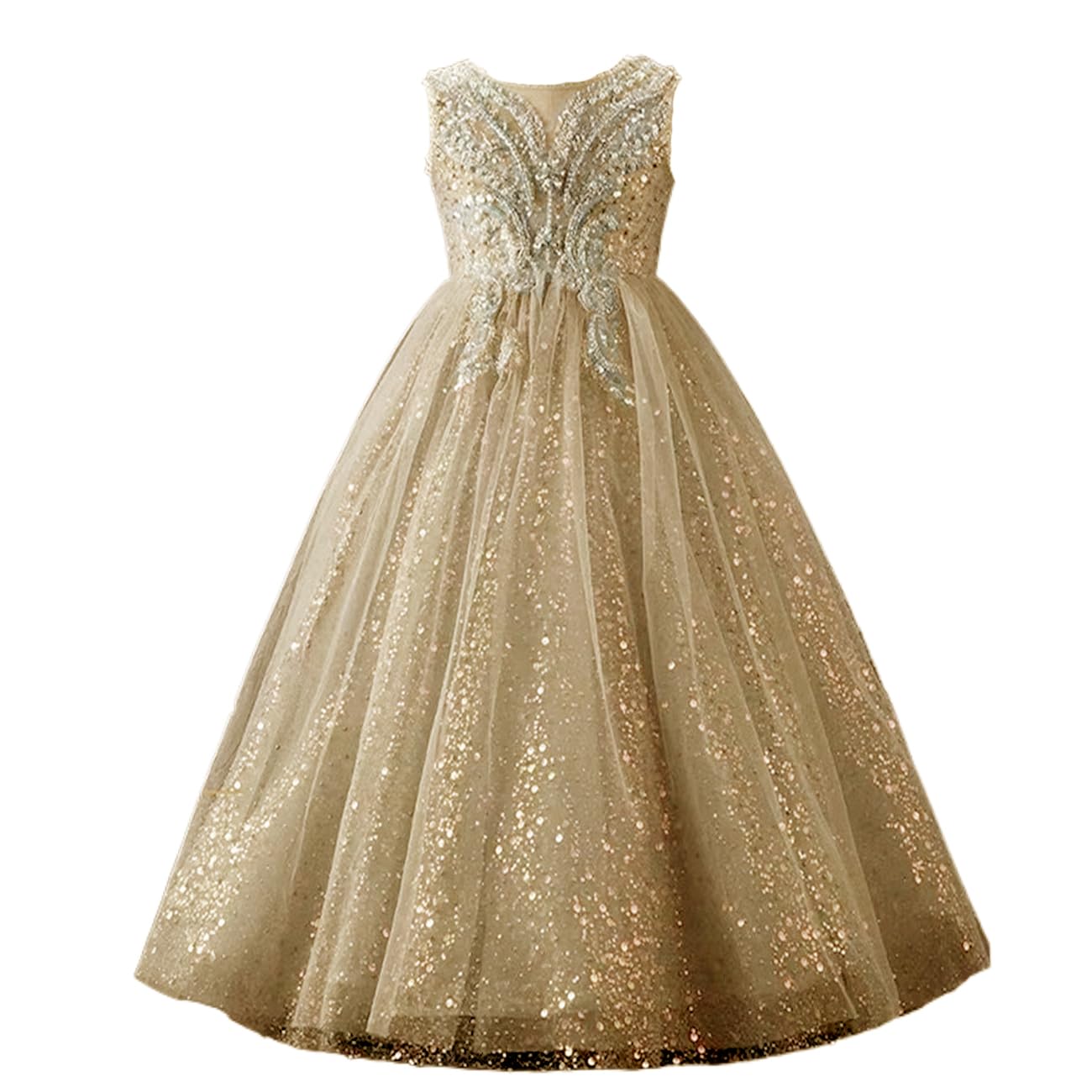 

Платье для торжества с цветами, пайетками [HOLRAFAN] Детское, Для детей, Без рукавов, Платье, Блестящее, Бабочка, Вышивка, Украшение, Для девочек, Платье,