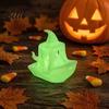 Realistic Halloween Display 3D Printed Boat Figurine Spooky Ghost Pumpkin Ship Figurine Statue for Party Tabletop Home Decor