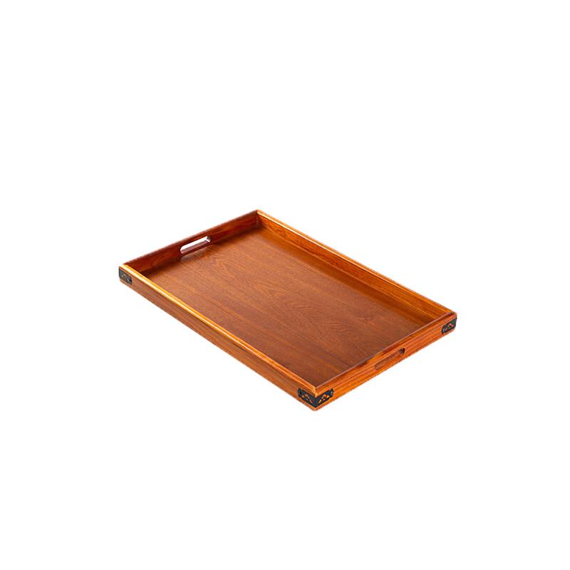 Solid Wood Rectangular Tea Tray 60x40 cm