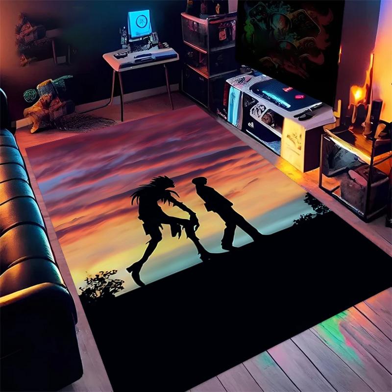 Silent Walk Sunset carpet Living room and bedroom mats Suitable for all seasons Protective pad Room Dormitory decoration