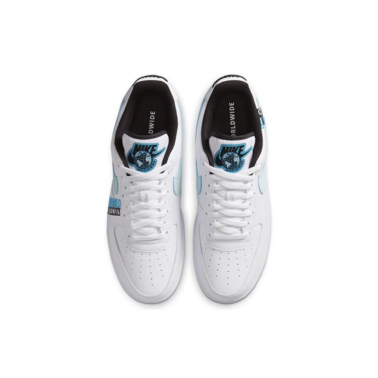 New Nike Air Force 1 Low '07 LV8 Worldwide Pack White Blue Fury CK6924-100