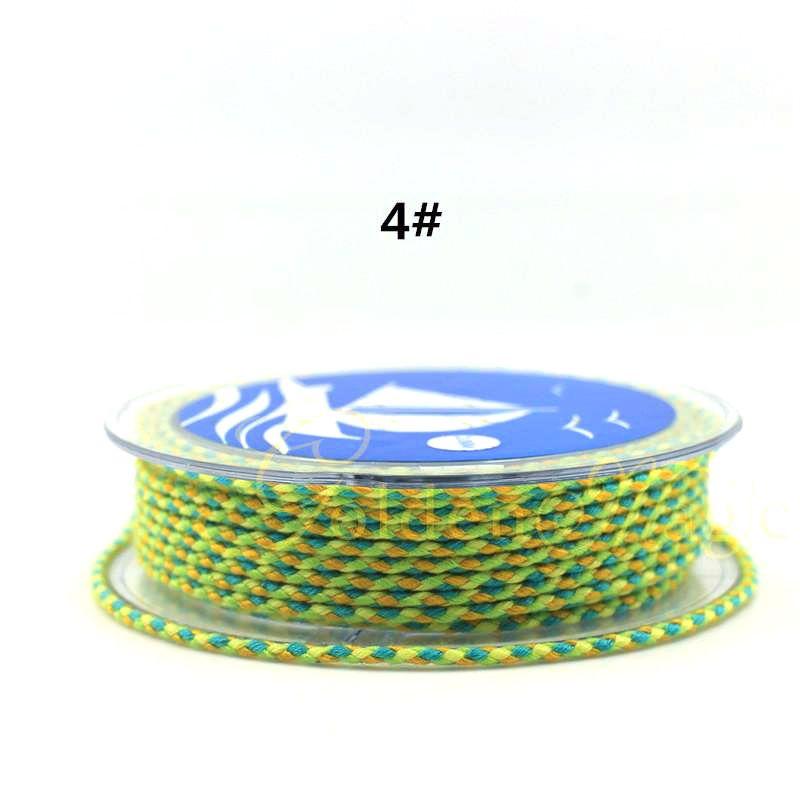Colorful Carrying Strap Braided Rope Hand-Made Cotton Threads Handcraft Braiding Rope Braided Rope Bracelet Braiding Thread Crafts Tassel DIY Material