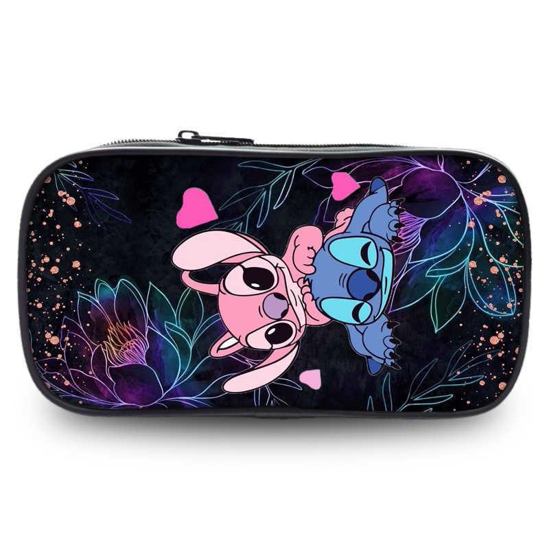 Adorable Stitch Student Single Layer Pencil Case Cute Cartoon Stationery Storage Bag