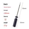 3mm Extended Phillips & Flathead Carbon Steel Screwdriver with Color Strip Handle - Super Hard Industrial Grade Household Tool