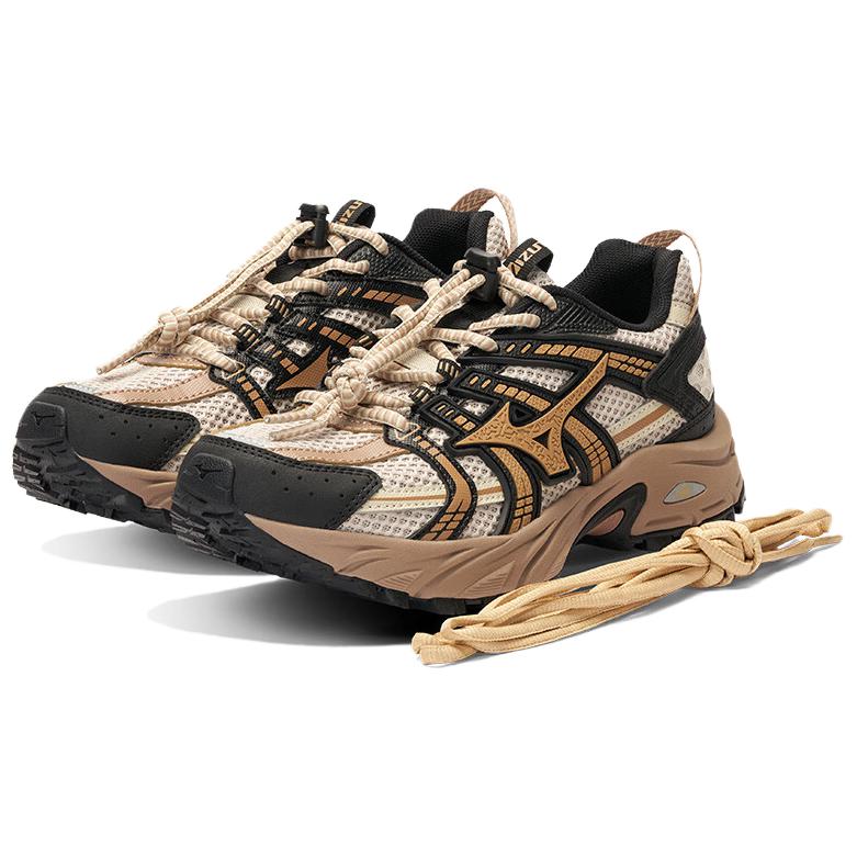 Mizuno Fiyi Tl Comfortable Versatile Non-Slip Durable Low-Top Trail Running Shoes Unisex Sneaker Beige Black D1GH240906