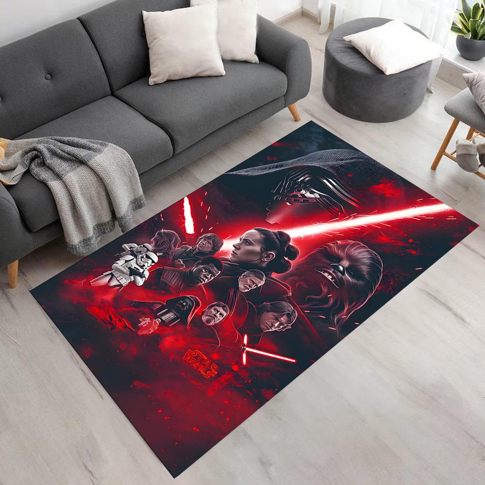 Star Wars Floor Rug Office Rug Suitable for Playrooms Game Room Hallway Foyer Anti-slip Rug Decorate Offices Perfect Birthday Christmas Gift Idea