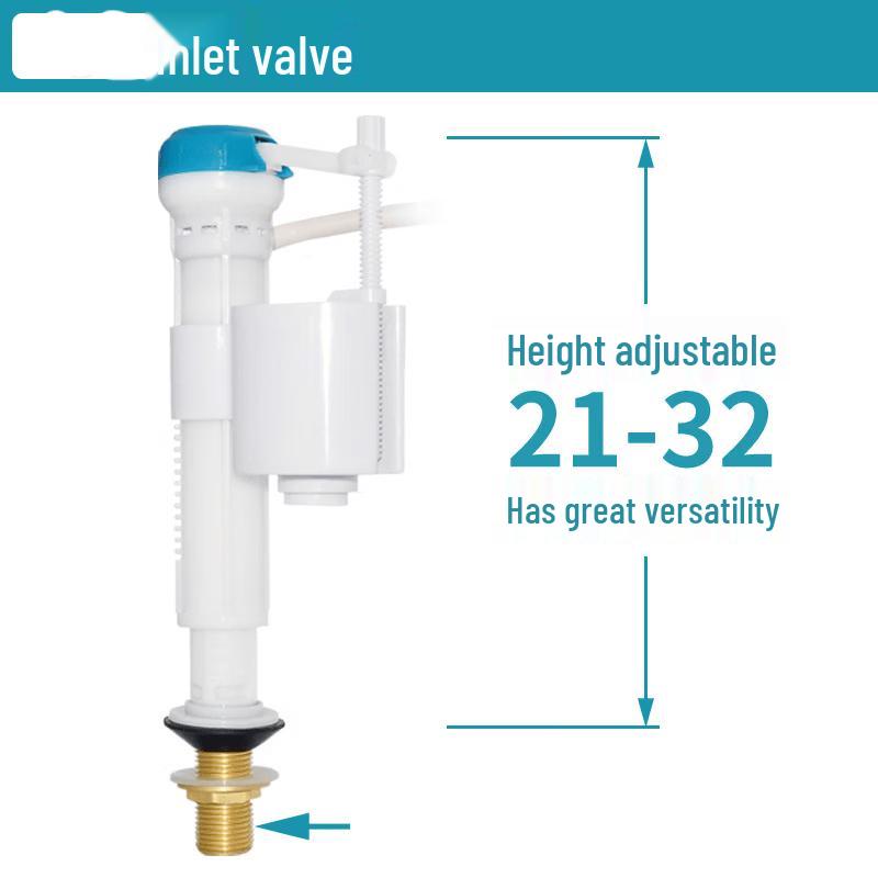 Youshu Silent Brass Head Toilet Inlet Valve
