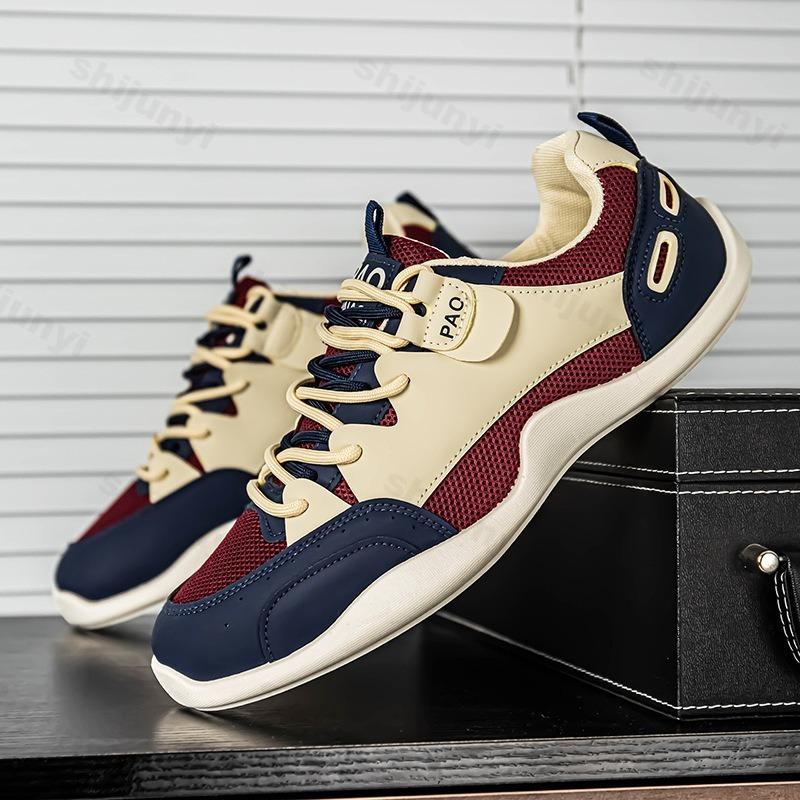 Fashion 2025 Autumn New Men's Mesh Breathable Retro Niche Design Low Top Casual Sport Shoes Comfortable Versatile Fashion Trend Sneakers