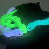 3D Printed Snake Luminous Snake Egg Viper Snake Joint Movable Simulation Small Snake Model Creative Children's Toy Ornament