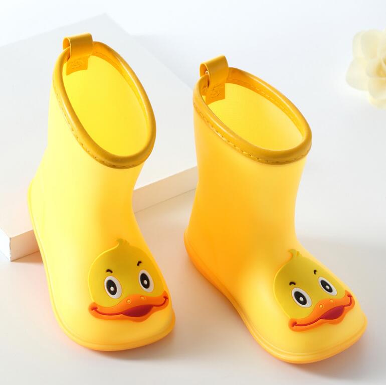 Klasické dětské boty PVC guma Dětské kreslené boty Boty do vody Vodotěsné boty do deště Batole Dívčí boty do deště Velikost 13-20