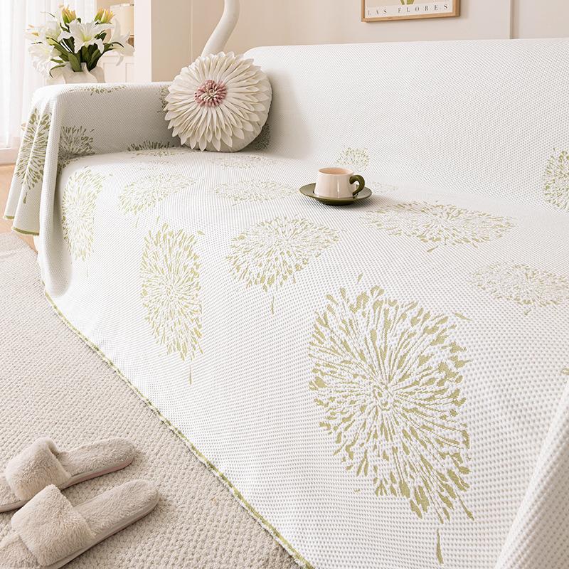 

Summer Cool Breathable Ice Silk Sofa Towel Fireworks All-Inclusive Sofa Cover Dust Cover Living Room One-Piece Sofa Cover Cloth 180*130cm