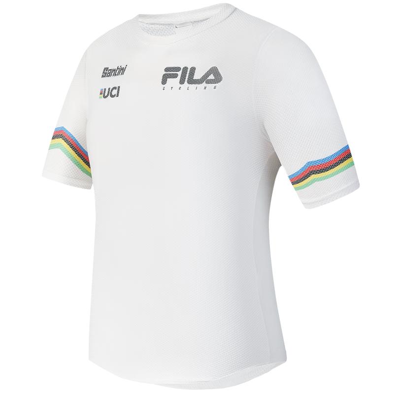 FILA Women s Slim-Fit Short Sleeve Knit Tee L