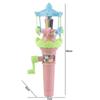 Glowing Merry-Go-Round Toy LED Lights Carousel Toy Fun Hand Cranked Rotating Toy  Children