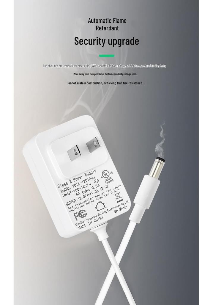 12V 1A/2A/3A Power Adapter & 5V 1A/2A/12V 2A/5A Cable for Fan/Router