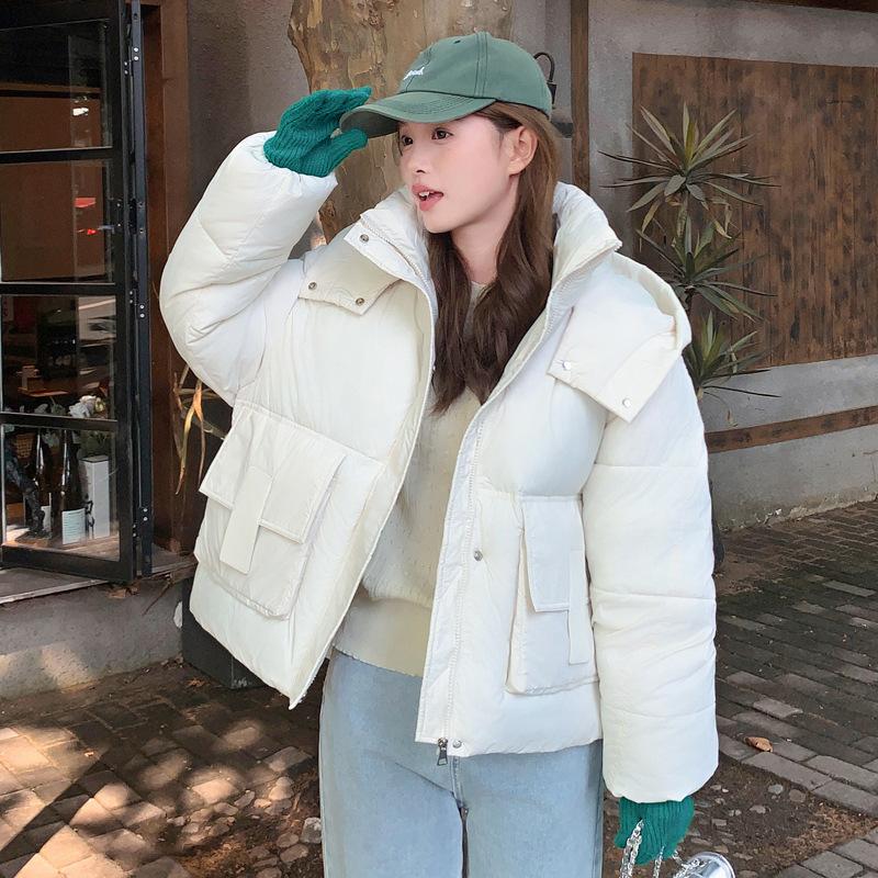 New Winter Thickened Cotton-padded Clothes, Versatile Korean Style Loose Bread Coat, Cotton-padded Jacket, Cold-proof Jacket