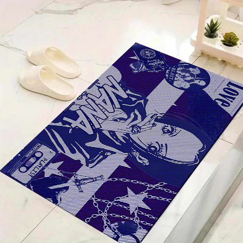 1Pc Love Rebellion Rug, Office Carpet Indoor Outdoor Doormat, Non-Slip, Comfortable, Living, Christmas Halloween, Xmas Gift Es114