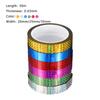 20/25/35mmx50m Prism Tape Holographic Metalized Reflective Decorative Adhesive Masking Tape DIY Art Craft Wrapping Stationery