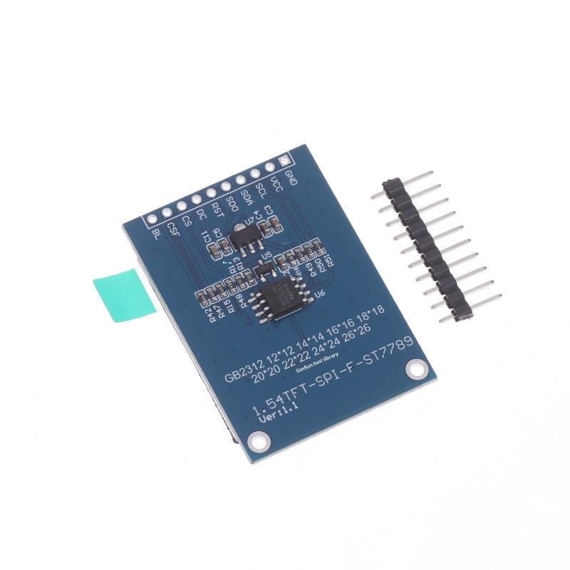 1 Stück 1,54 Zoll TFT LCD-Bildschirm ST7789 Kleiner Bildschirm 240x240 Display LCD Quadratischer Bildschirm SPI Farbdisplay