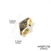 Anello delle Anime Anelli Regolabili Pietra Preziosa Cloranzia Metallo Anello di Crisantemo per Donne Uomini Gioielli Cosplay Accessori Regalo