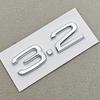 3D ABS Chrome Black Car Letters Rear Trunk Badge Sticker Logo 3.2 3.6 TDI Emblem Decals For  Audi 3.2 3.6 TDI Auto Accessories