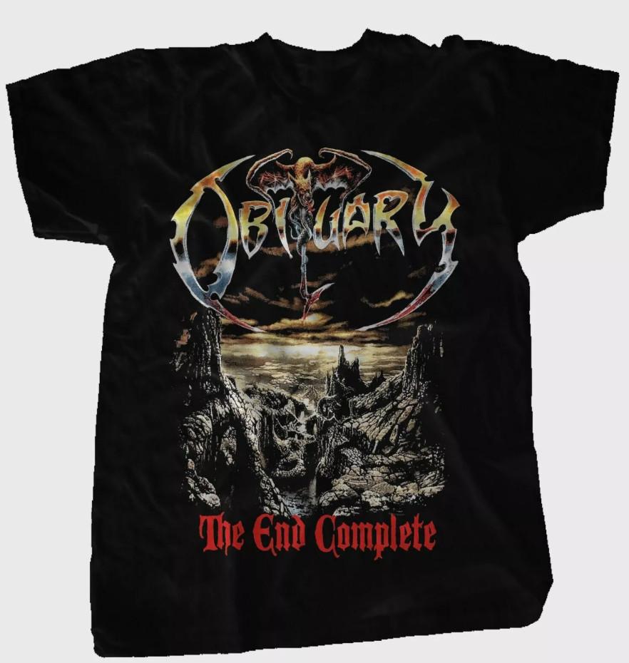 Obituary The End Complete Unisex Short Sleeve T-shirt, Size S-4XL