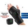 Wireless Wrist Heating Pad 1200 mAh Battery 3 Heat Levels Magnetic Controller Detachable Dual Power Mode for Comfortable Warmth
