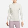 Nike Solid Color Zip Collar Jacket Women Jacket Beige DQ6002-104