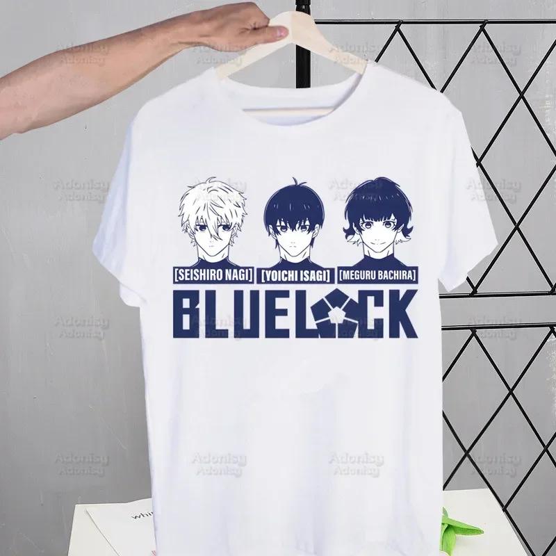 BLUE LOCK Isagi Yoichi T-Shirt Herren Tops T-Shirts Harajuku Seishiro Nagi Meguru Bachira T-Shirt Streetwear Hip Hop Herren T-Shirts