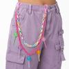Candy-colored Lollipop Waist Chain Double-layer Resin Chain Keychain Acrylic Trousers Chains  Girls