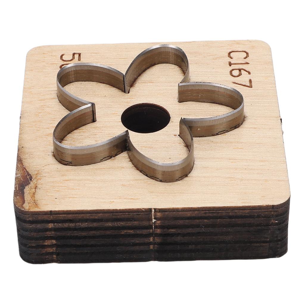 Matriță de tăiat piele în formă de floare Metal Artizanat din piele Artă pe hârtie Cutter Matriță de perforat Instrument de meșteșugărit