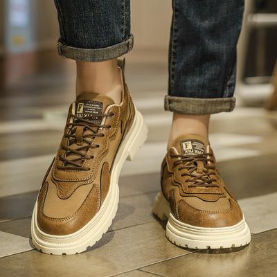 Fashion Four Seasons Men's Casual Shoes Comfortable and Breathable Design Youth Outdoor Walking Exercise Daily Office Men's Shoes
