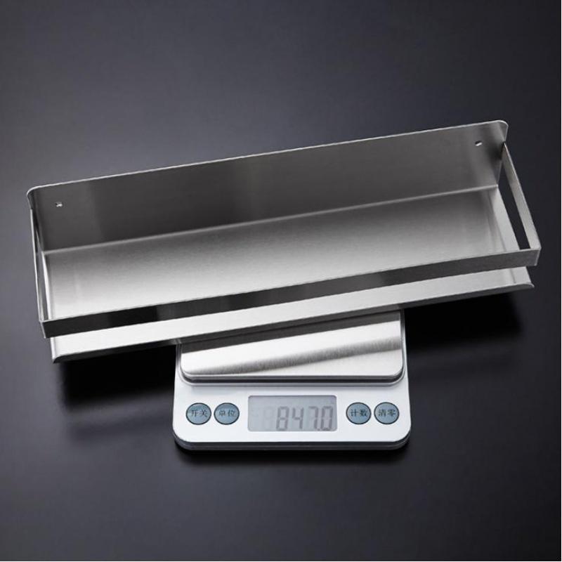 Koupelnová police Nerezová ocel Čtvercové rohové police Držák na ručníky Držák na šampon do sprchy Kuchyňský stojan na koření