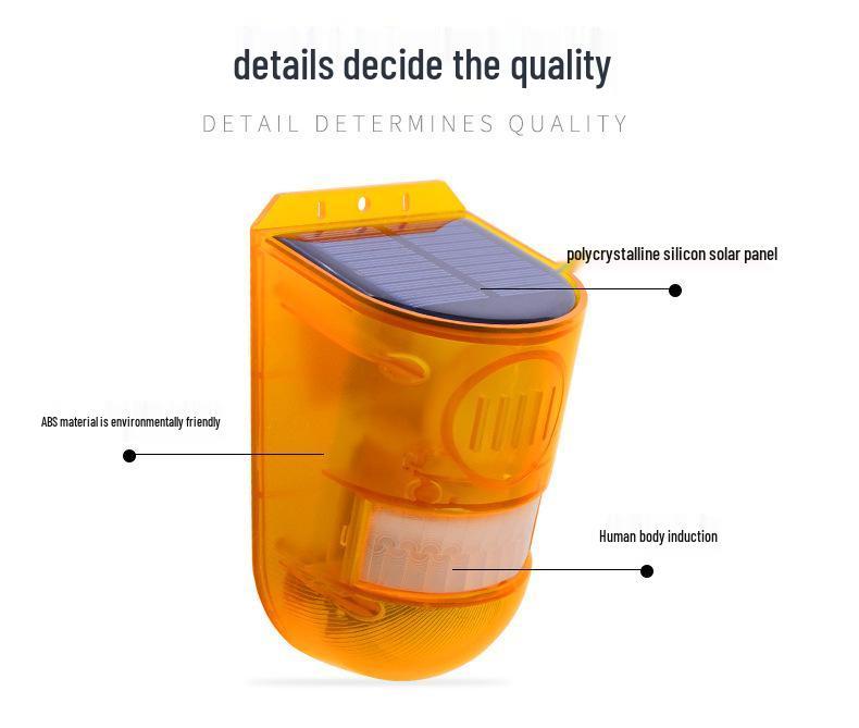 Solarbetriebener Wildtieralarm & Licht zum Schutz von Bauernhöfen