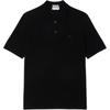 LACOSTE Sweaters Unisex Black Lapel Moderate AH1101-031