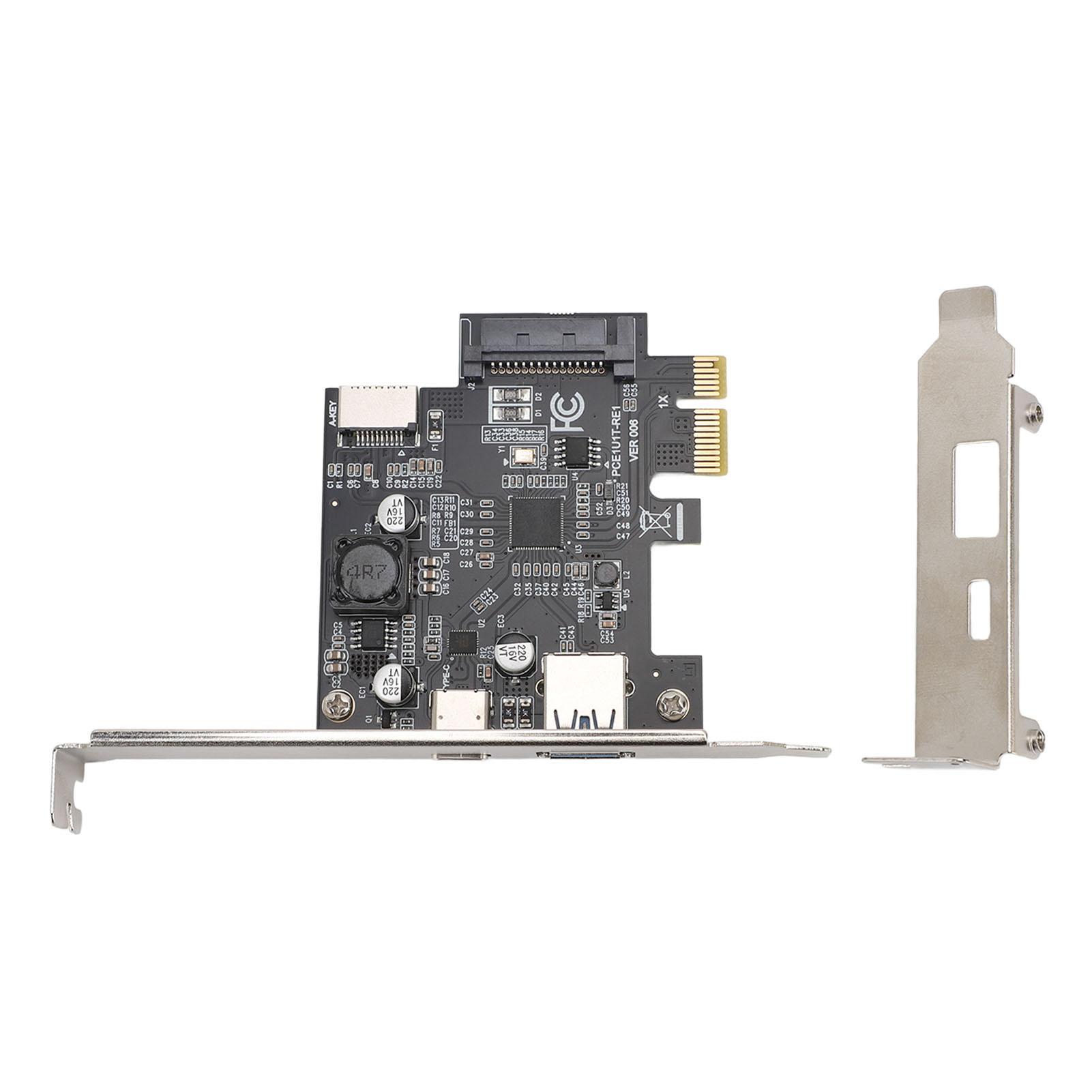 

Карта розширення USB3.2 Gen1 5 Гбіт/с PCIE 1X на USB A ТИП C ТИП E Карта-адаптер для Renesas UPD720201