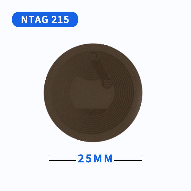 NFC Anti-Metall Chip Tag 215 | Magnetischer & Fälschungssicherer NFC-Aufkleber | Personalisierte Musikwand