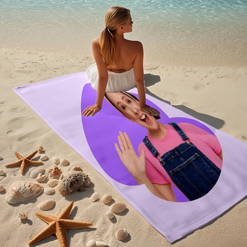 Proof Beach Towel with a Ms. Rachel Pattern - Soft,absorbent,quick-drying,machine Washable - Perfect for Swimming,camping,bathing