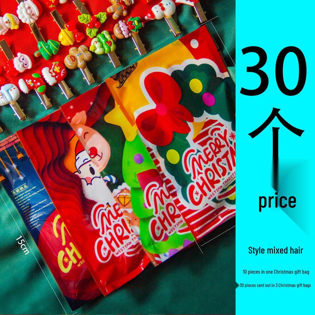 Festive Hair Clips: New Year, Christmas, Mid-Autumn, National Day Gifts for Kindergarten Activities & Whole Class Blind Bags