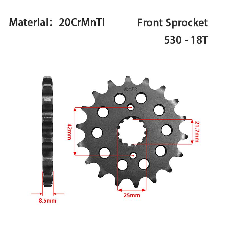 530 Front Rear Star Gear Sprocket for KAWASAKI ZX600 ZX6 Ninja ZZR600 VN800 ZZR500 ZZR 500 600 VN 800 Vulcan Classic Drifter