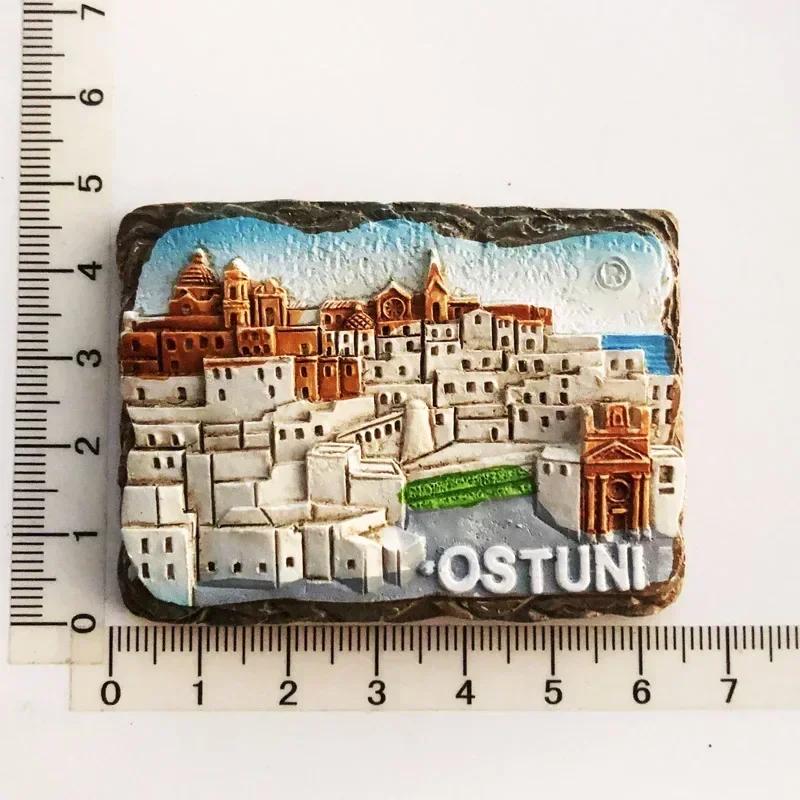 Italy Milan Fridge Magnets Madrid Florence Toscana Sirmione Lecce Venezia Tourist Souvenirs Magnetic Refrigerator Stickers Gift