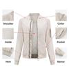 Womens Casual Lightweight Padded Jacket Winter Stand Collar Zip Front Solid Color Streetwear
