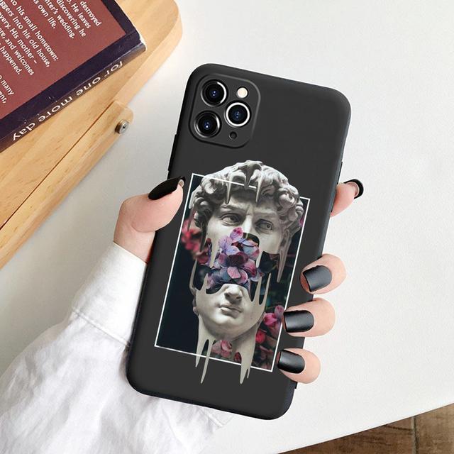 

Модный художественный абстрактный чехол для телефона с изображением линий Дэвида для Iphone 13 12 11 Pro Max Xr X Xs 8 7 Plus Se2020, мягкий силиконовый чехол For iPhone XR