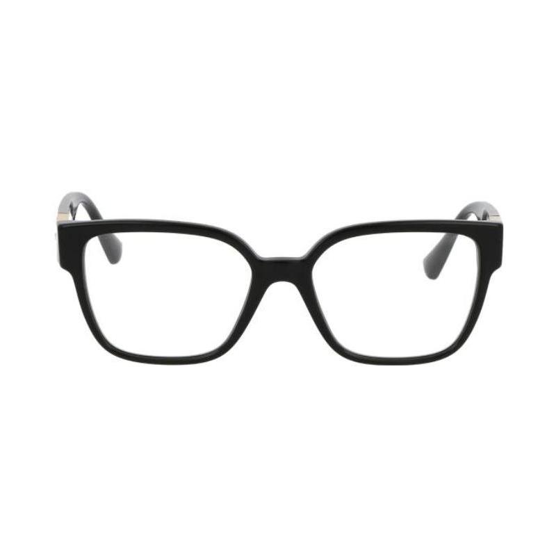 Versace Hollow temple design acetate fiber irregular optical frame women's black 5426574 0VE3329BGB1AW22-Black 54