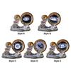 3D Glass Ball Night Light Bedside Lamp Degree Rotating Table for Crafts Kids