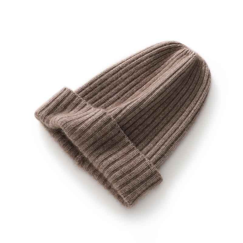 Soft Cashmere Autumn and Winter New Style Unisex Casual Ear Protection Pile Hat Fashionable Knitted Hat