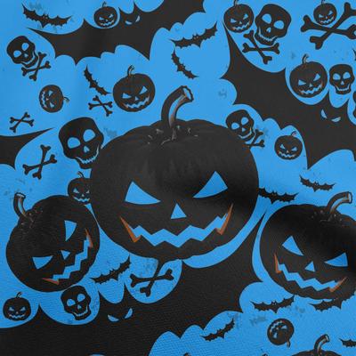 Katoen Flex Blauwe Stof Halloween Naaimateriaal Bedrukte Stof Per Meter 40 Inch