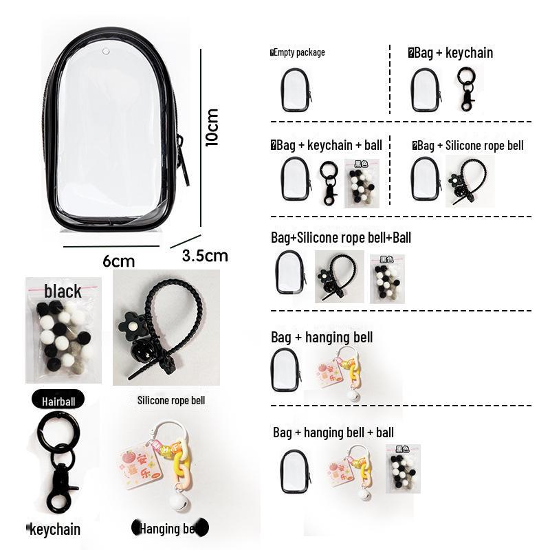 

Прозрачная детская сумка Pop Mart из ПВХ цвета солнца и дофамина с 3D-дисплеем и местом для хранения. Empty Bag